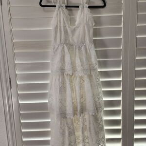 Lulu's Ivory Lace Dress